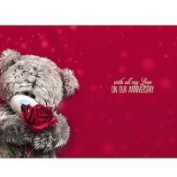3D Holographic Darling Husband Me to You Bear Anniversary Card Extra Image 1 Preview